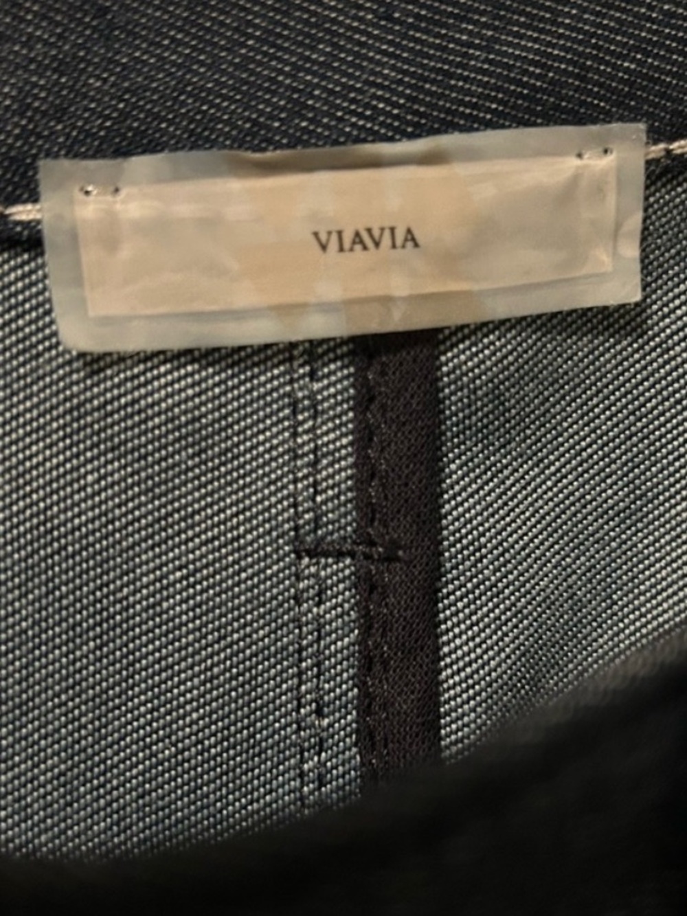 VIAVIA Uber Wide Leg Jeans Blue Cupro Luxury Low Rise Palazzo Italian Pants - Picture 12 of 16